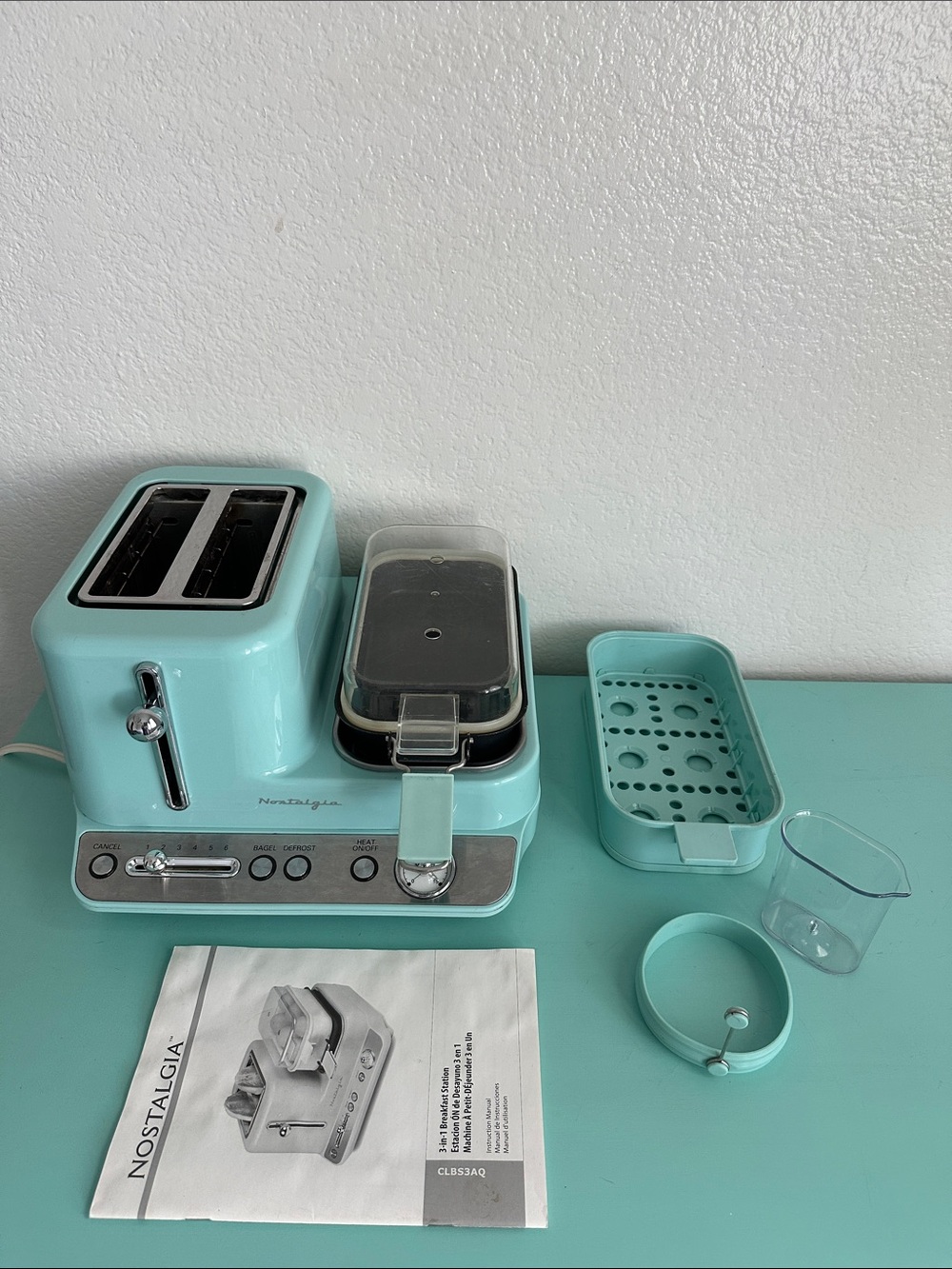 Nostalgia Classic Retro 3-in-1 Breakfast Station used, great condition. - Picture 13 of 17
